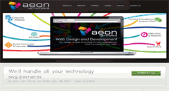 Desktop Screenshot of aeonnetworks.com
